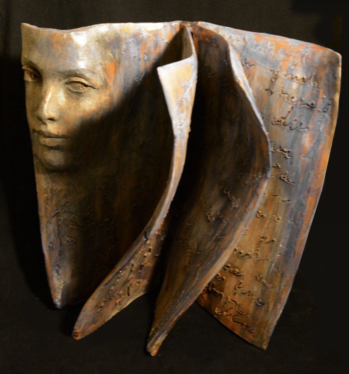 Glance (Beautiful Thinking Female`s Face sculpture) - Image 2