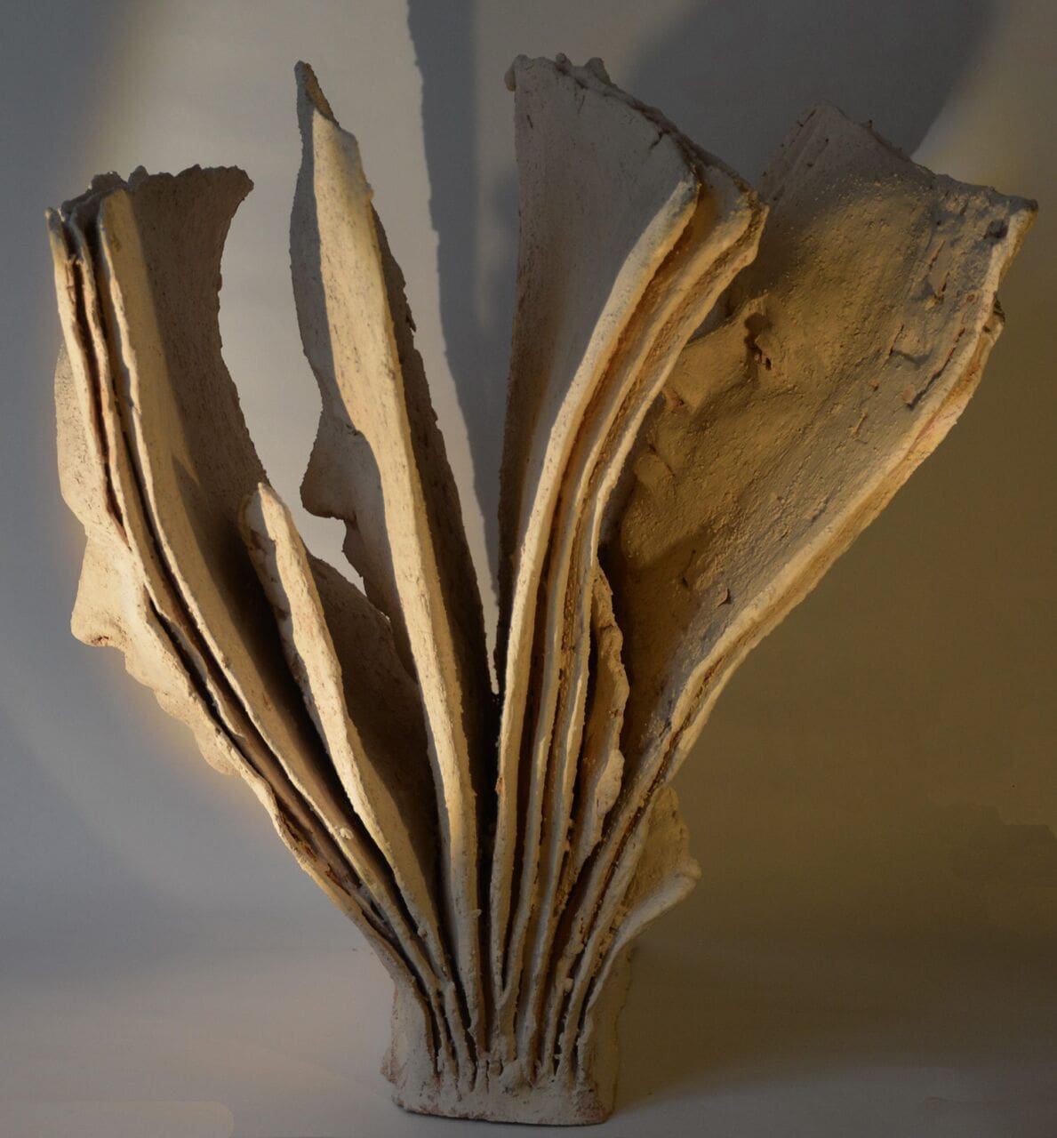 Between Pages (Abstract Girl Faces Terracotta statue) - Image 2