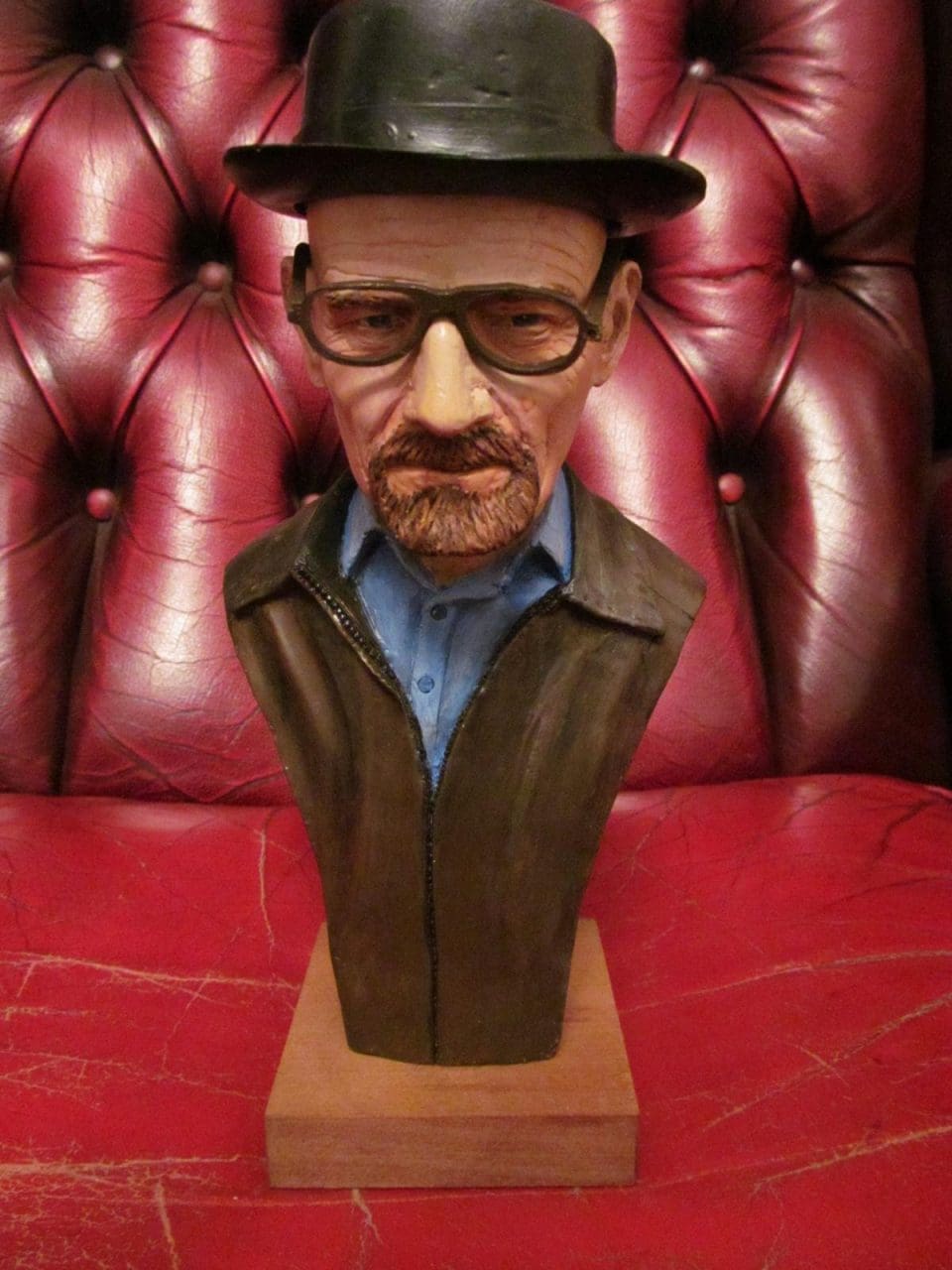 Heisenberg Breaking Bad Bust (Bronze resin Head statue)