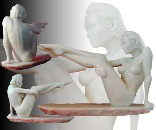 Legs (Nude Naked Beautiful Girl statue)