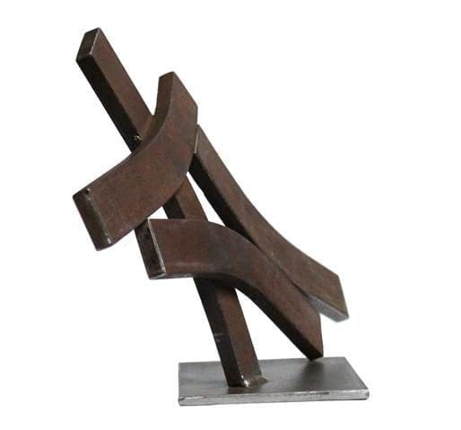 Antic (Small Little Interior Modern Industrial abstract Steel statue) - Image 3