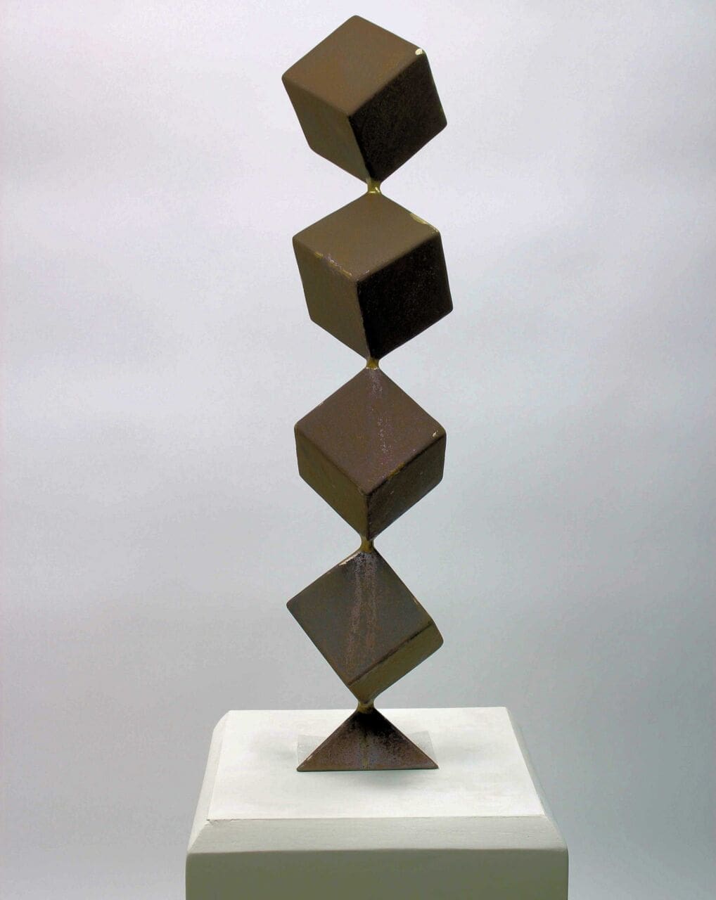 Falling Cubes (Interior Modern Abstract Steel statue) - Image 3