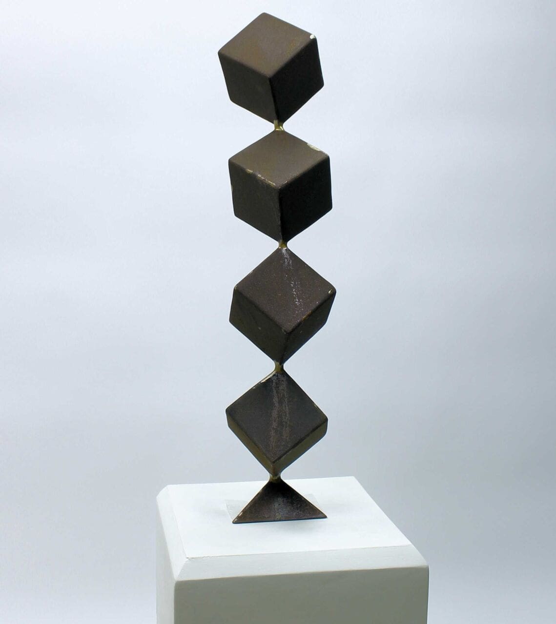 Falling Cubes (Interior Modern Abstract Steel statue) - Image 5