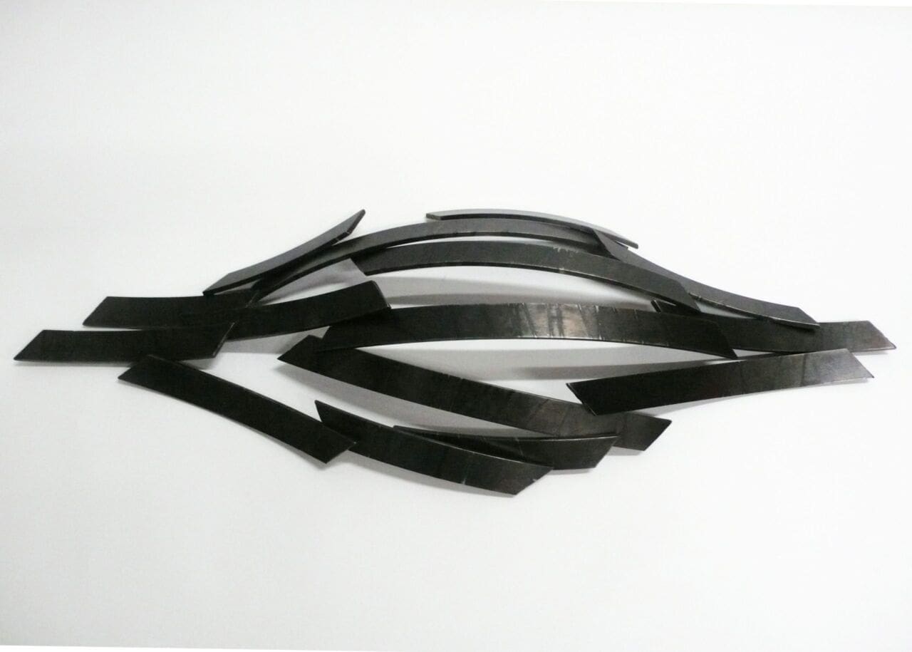 Elements XV - Hematite Skin (Wall Abstract statue)