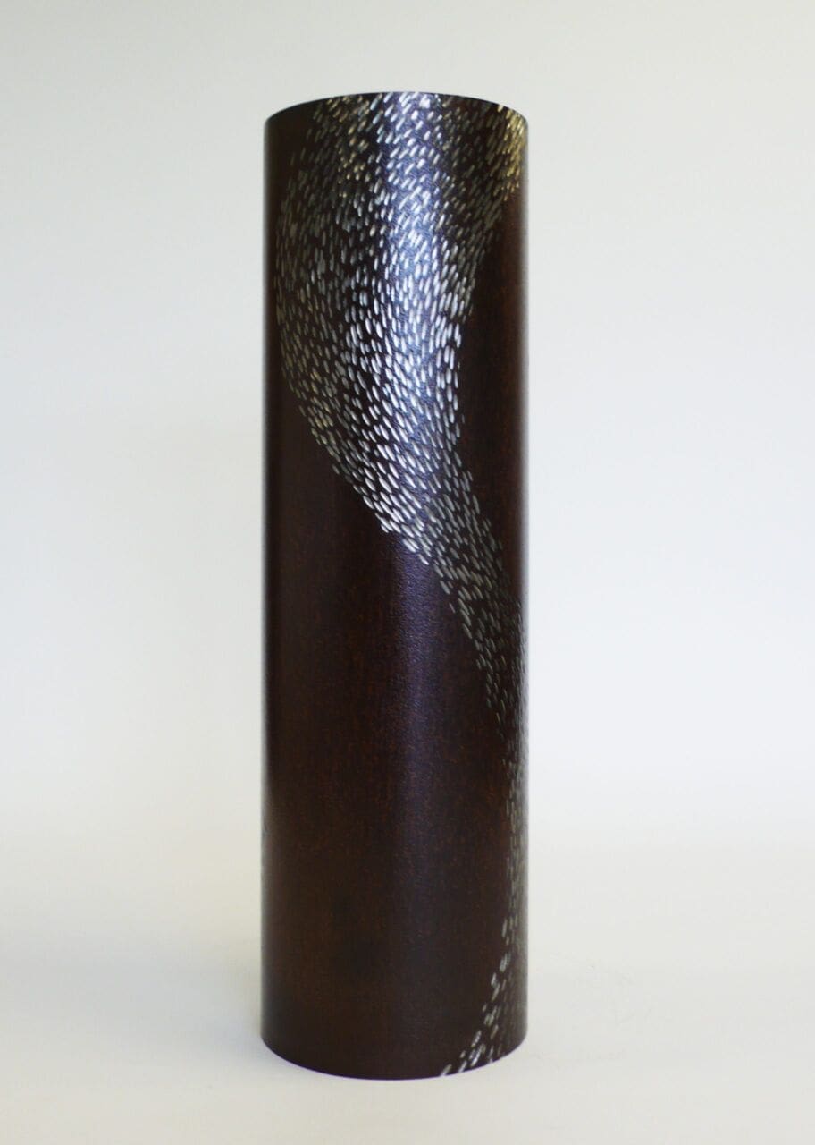 Weldvessel (Curved Cut) - Contemporary Metal Vase - Image 3