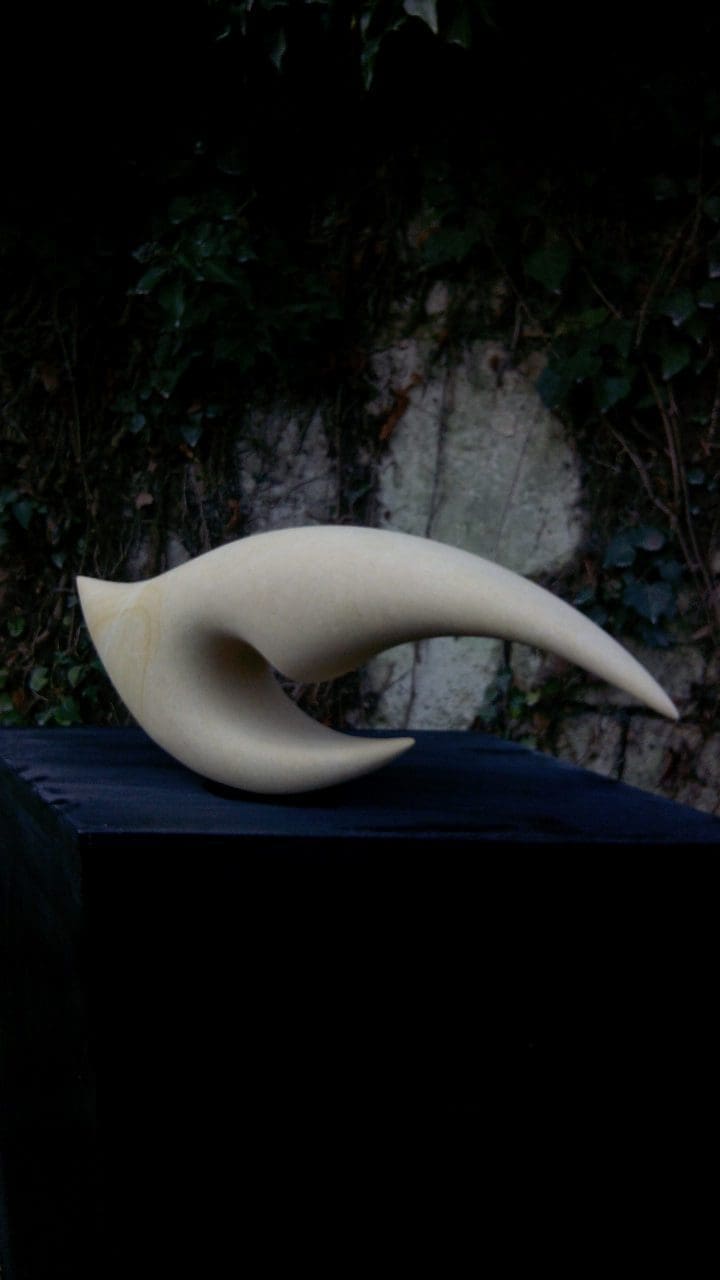 Flight (Modern Abstract Stone sculpture)