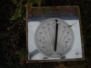 Sundial Presented (stainless Steel Outdoor sculpture)