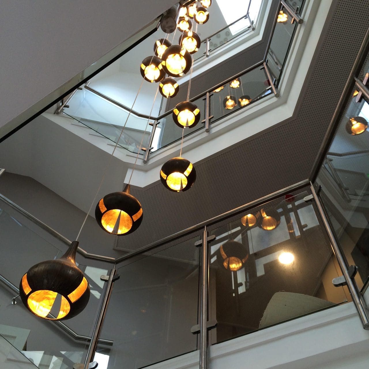 Falling Water (Central Chandelier Commission sculpture)