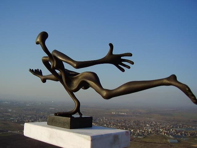 Hurdler (Light Hearted Athlete Hurdler statuette)