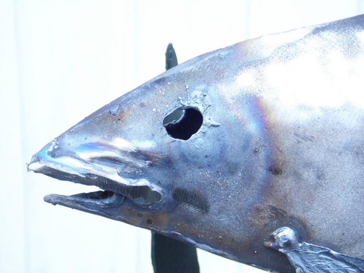 Fish (Lifesize Metal Steel Modern Abstract statue) - Image 3