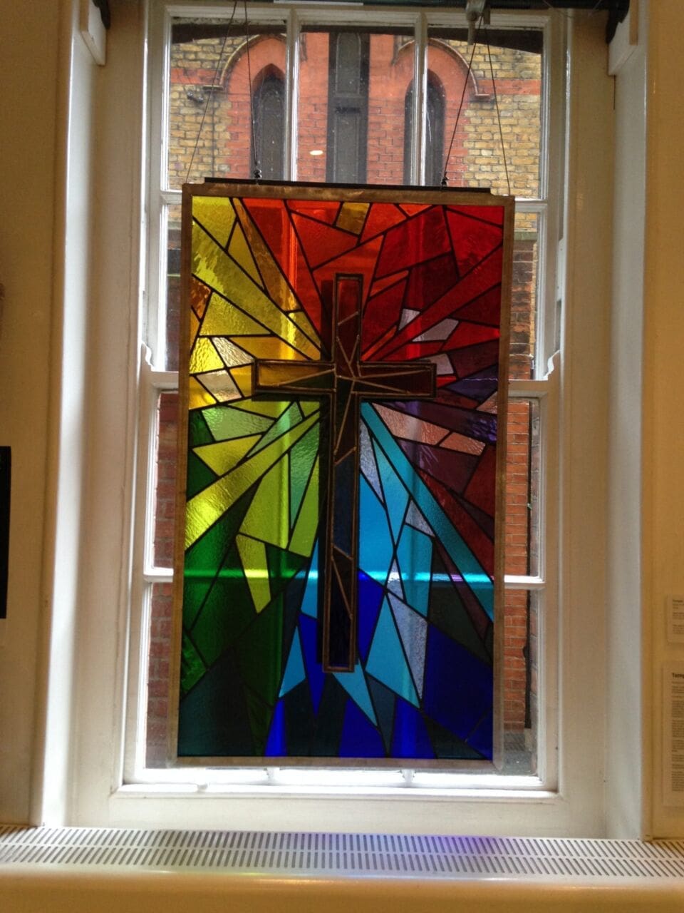 Crucifixion (Coloured Stained Glass Church Window) - Image 2