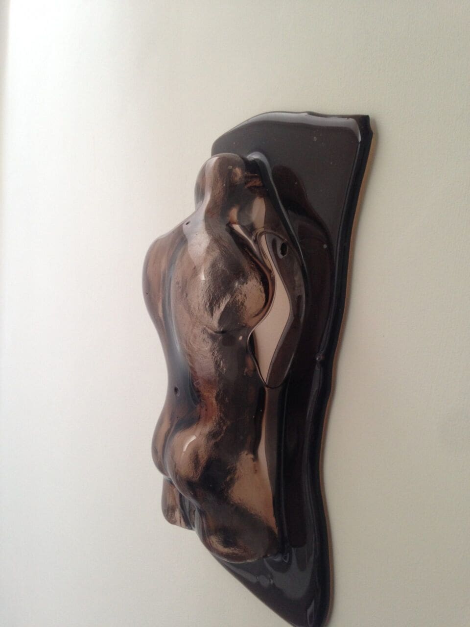 Male Silhouette Series (Nude Torso Glass sculpture) - Image 2