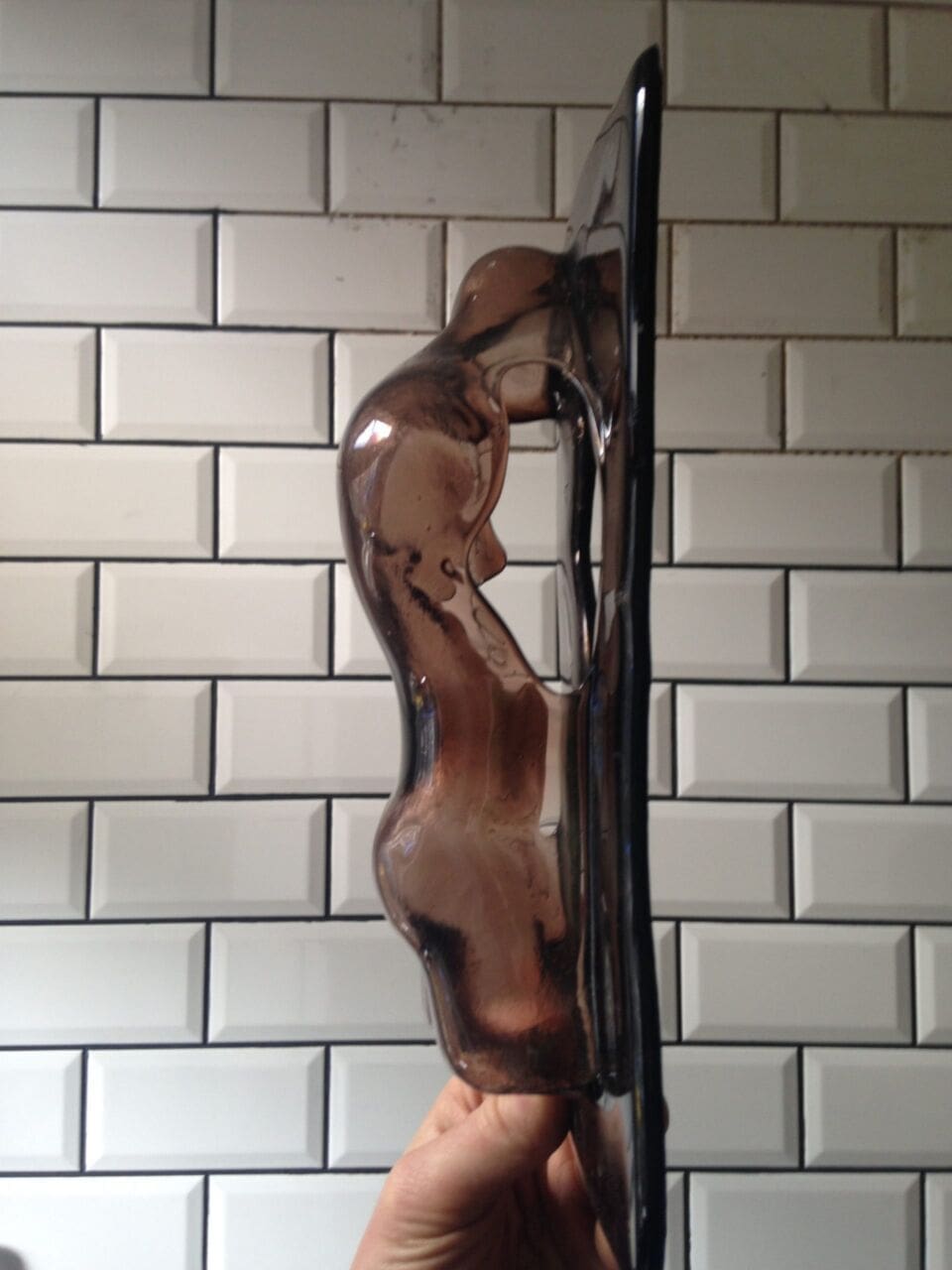 Male Silhouette Series (Nude Torso Glass sculpture) - Image 5
