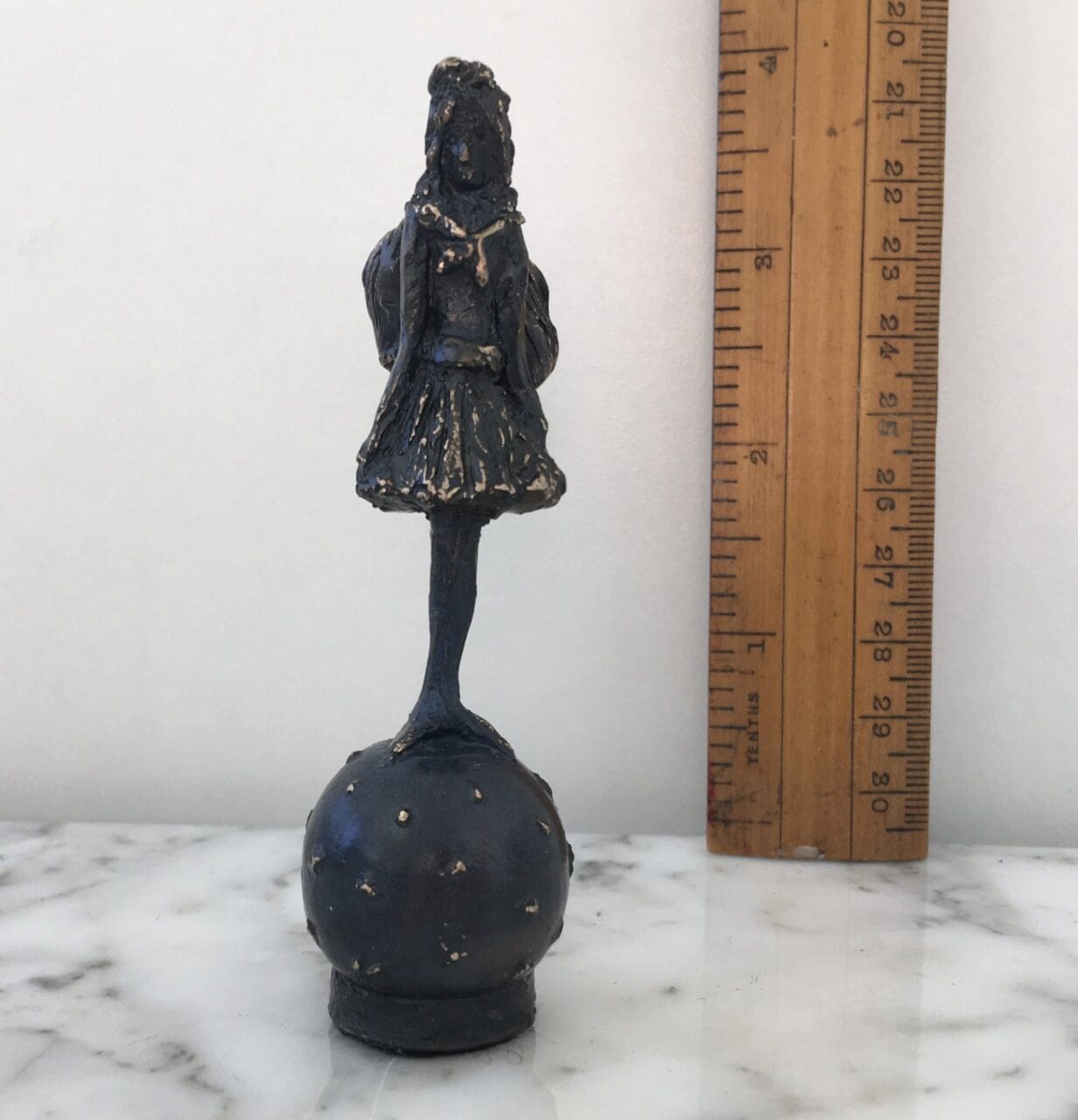 Global Fairy (Bronze Girl Fairy sculpture) - Image 2