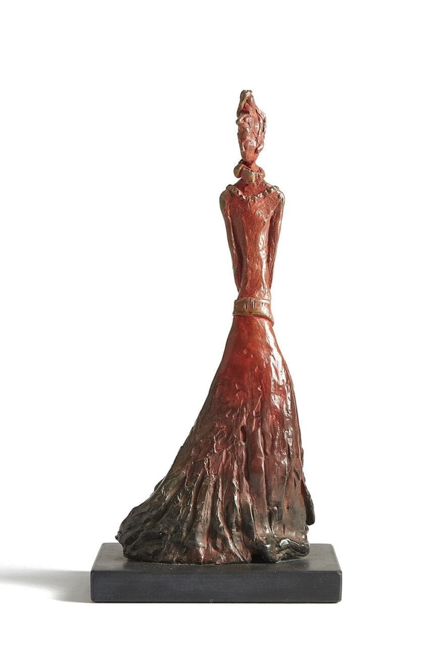 Miss.d (Bronze Elegant Slim Female statue)