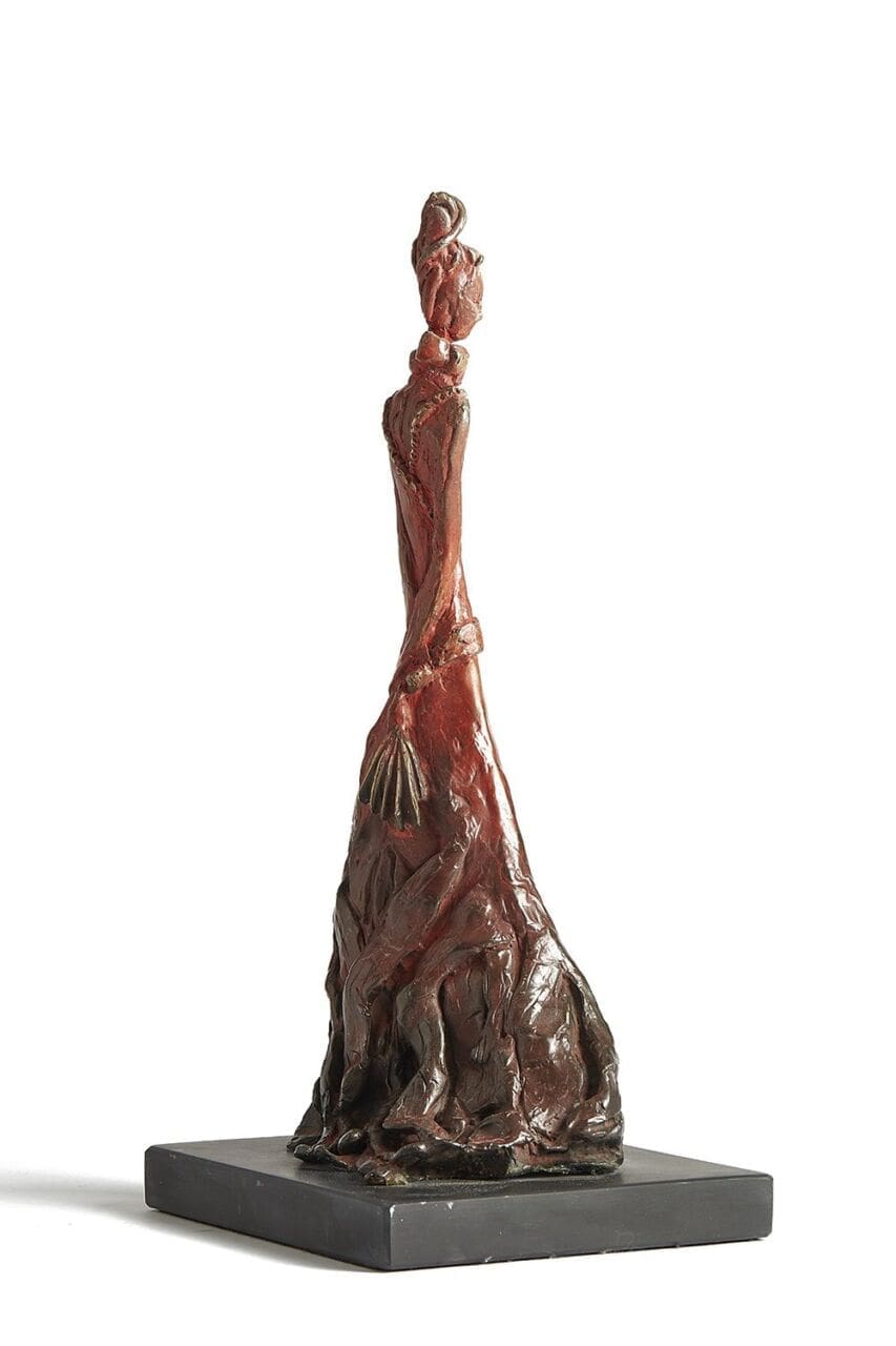 Miss.d (Bronze Elegant Slim Female statue) - Image 3