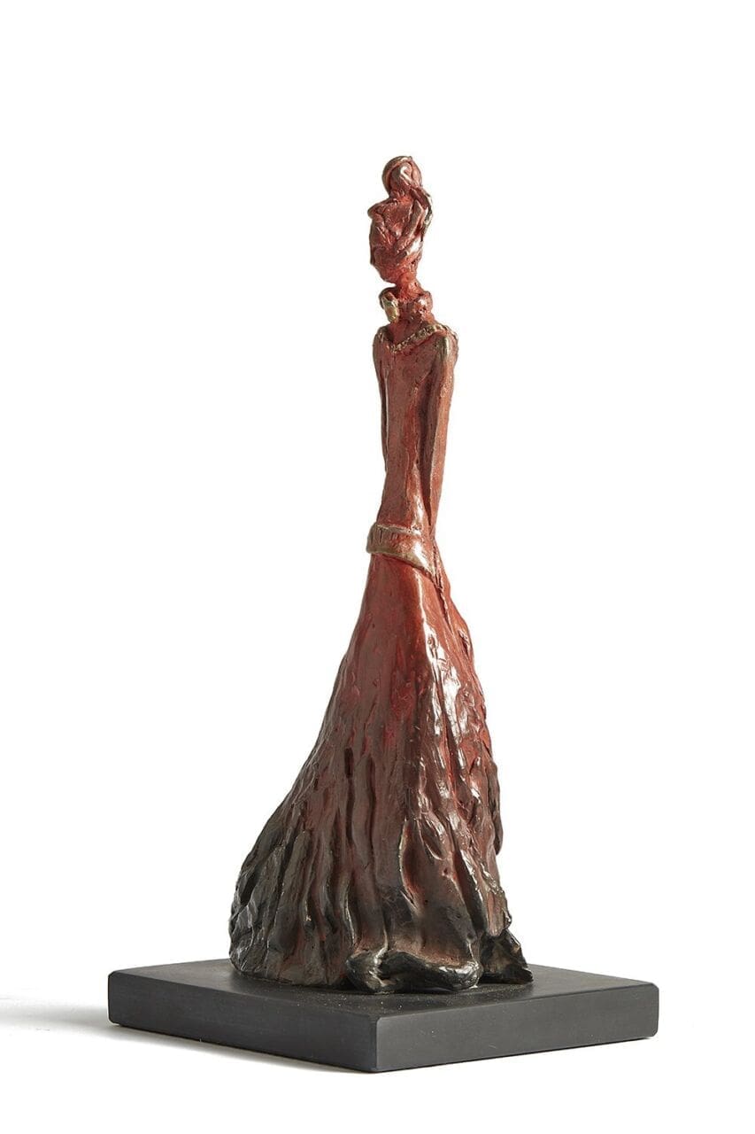 Miss.d (Bronze Elegant Slim Female statue) - Image 5