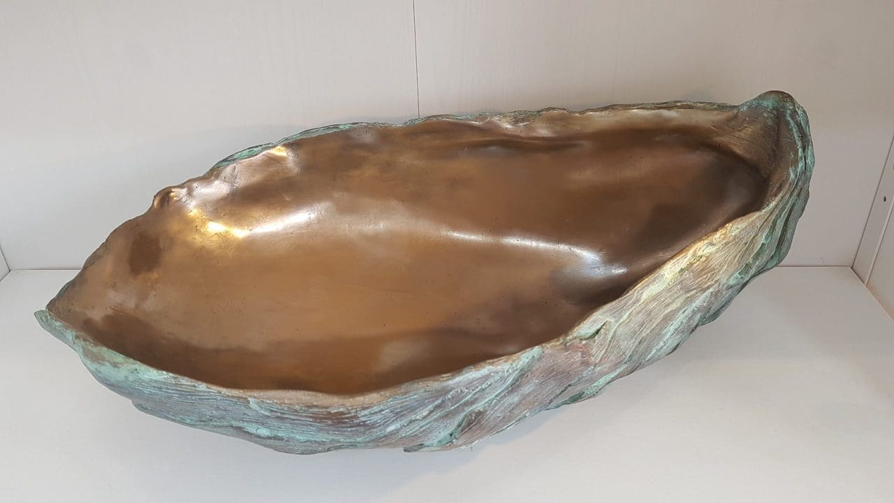 Oyster Shell (Big Outsize Oyster Shell Marine statuette) - Image 2