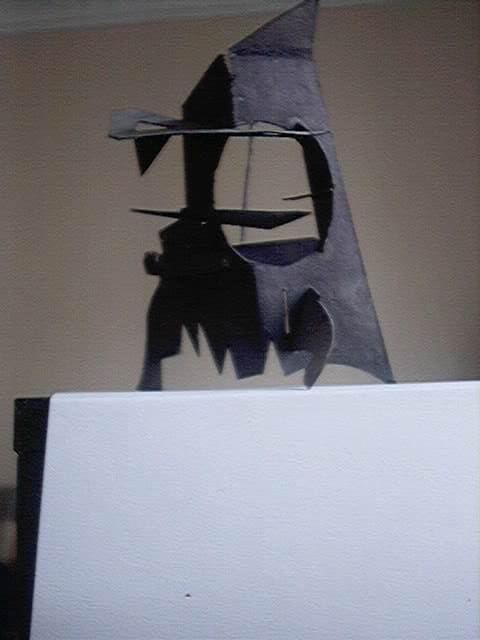 HOLLOW STRUCTURE (Metal Modern Commission statuette)