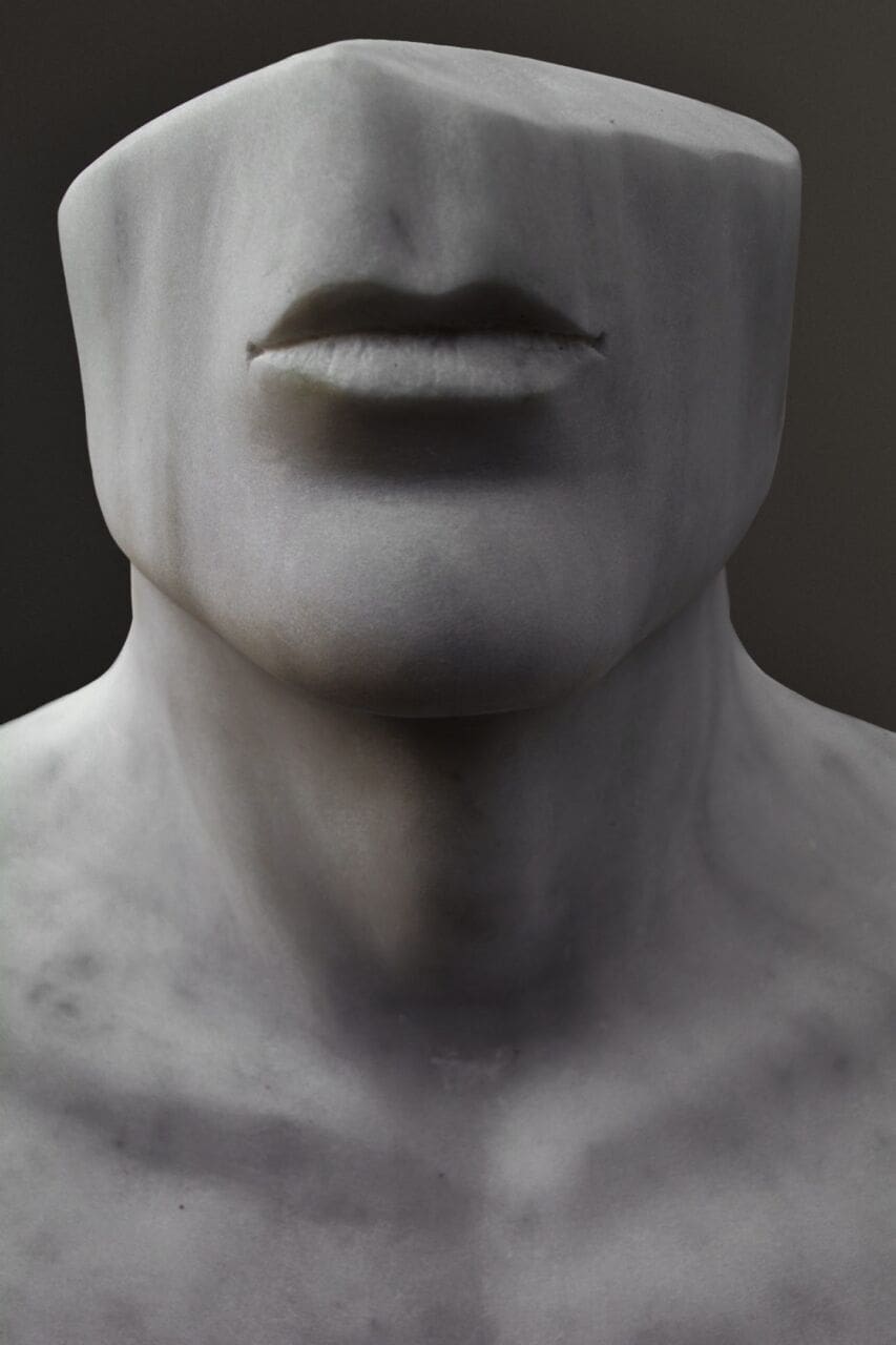 Beautiful Man II (Carved Nude Male Torso statue) - Image 4