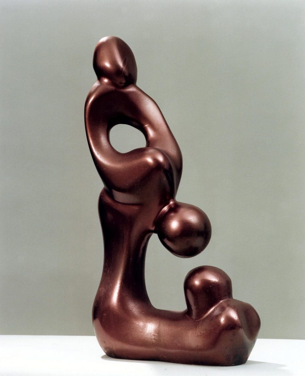Birth Time (Abstract Mother and Newborn Baby statue)