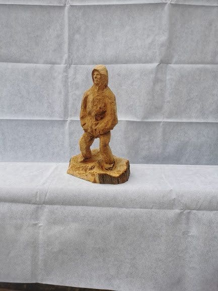 Hoodie Study II (Characterful Male Youth Standing statue) - Image 2