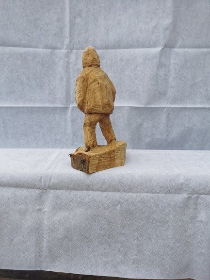 Hoodie Study II (Characterful Male Youth Standing statue) - Image 3