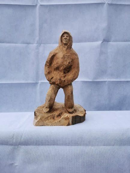 Hoodie Study II (Characterful Male Youth Standing statue) - Image 5