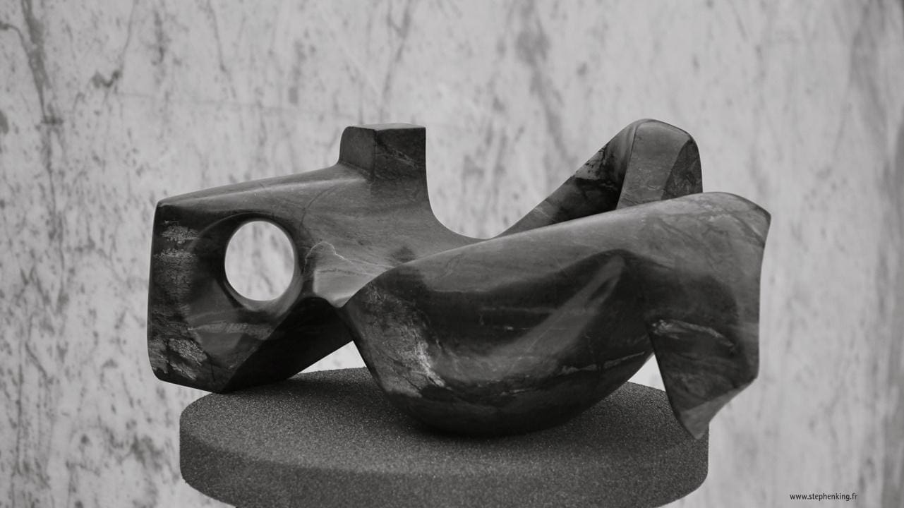 Exuberance (Carved stone small inside interior statue/sculpture) - Image 2