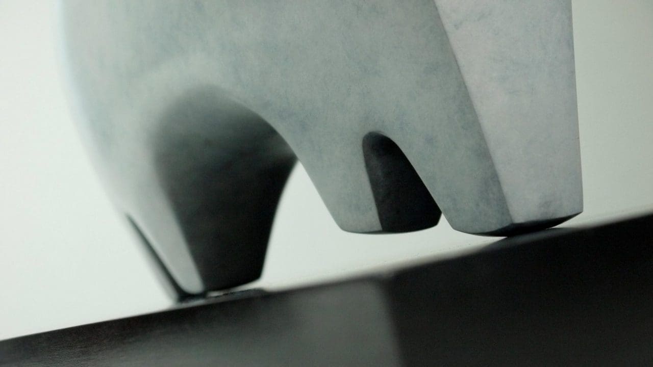 Goat (Small Minimalist Goat Indoor Abstract statuette) - Image 4
