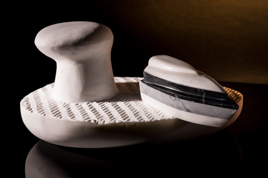 The Island (Surrealistic Abstract marble sculpture) - Image 2