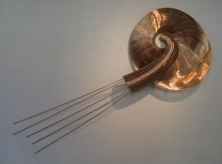 Rhapsody (Contemporary Woven Metal Wall sculpture)