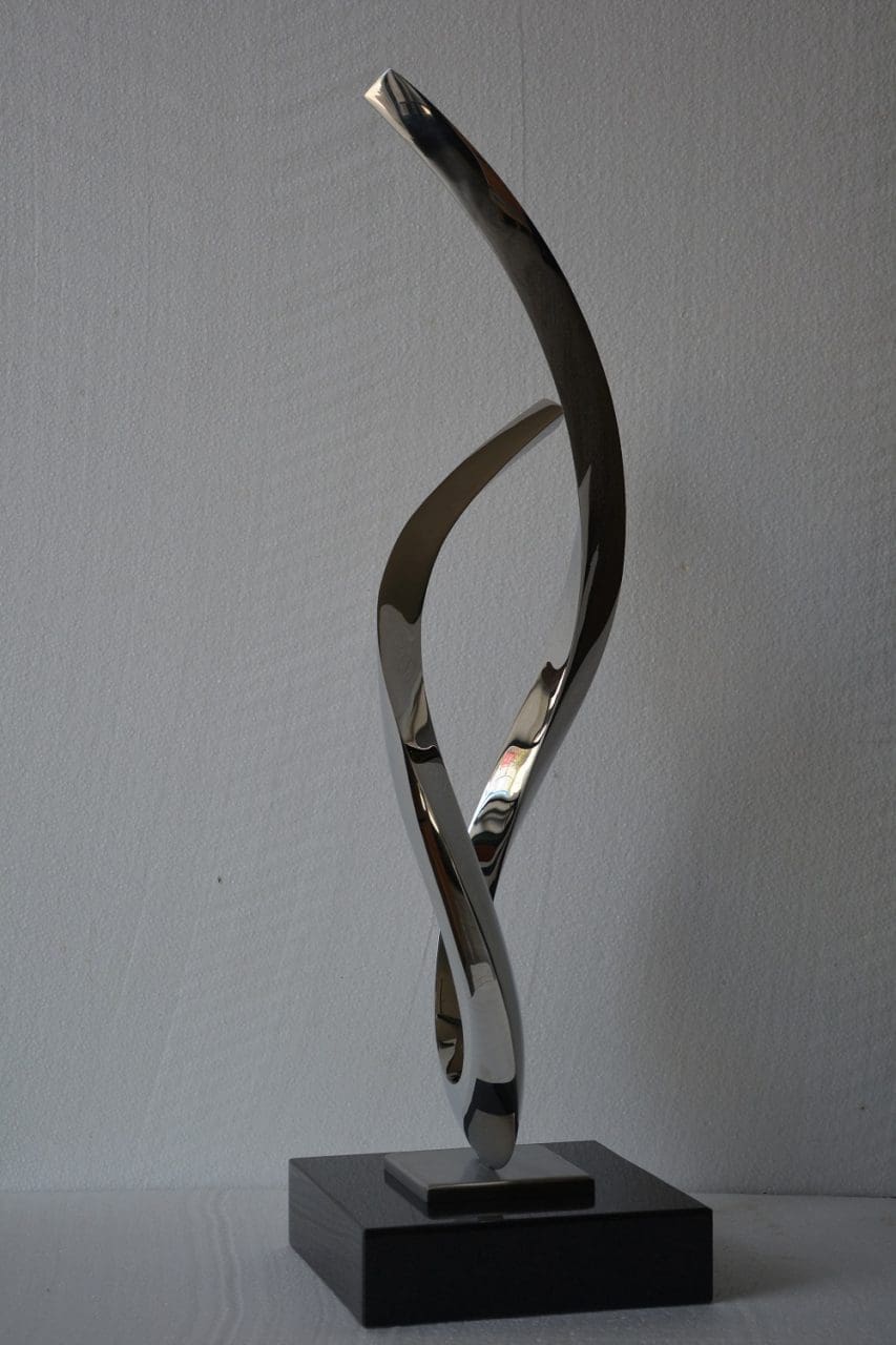 Growing No.1 (stainless Steel Abstract sculpture) - Image 3