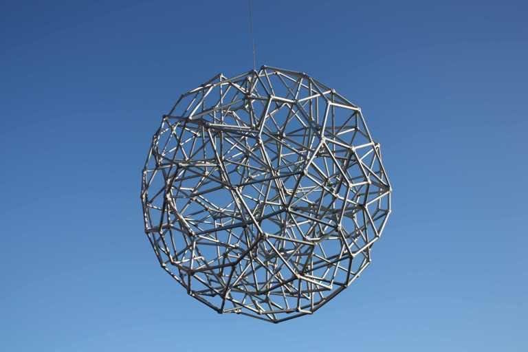Connections (Geodesic Abstract Sphere Spherical statue) - Image 2
