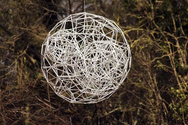 Golden Ratio (Big Round Ball Abstract Garden/Patio statue)