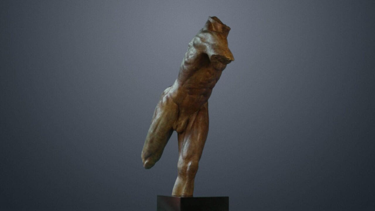 Phoebus (Small Classical Male Nude  Sculpture) - Image 2