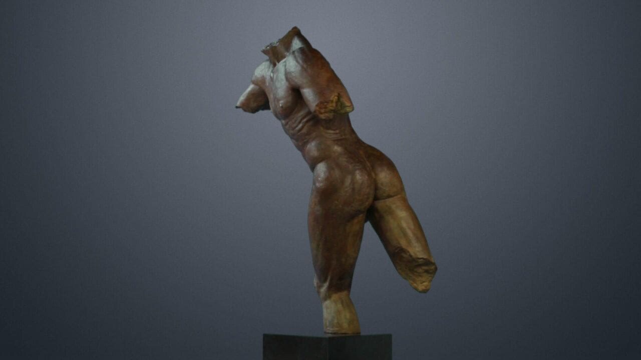 Phoebus (Small Classical Male Nude  Sculpture) - Image 4