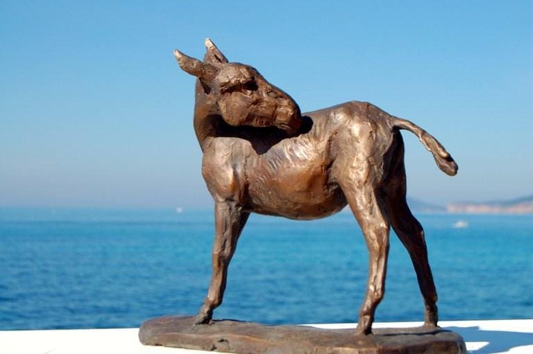 Donkey (Characterful Small Bronze Standing statue) - Image 2