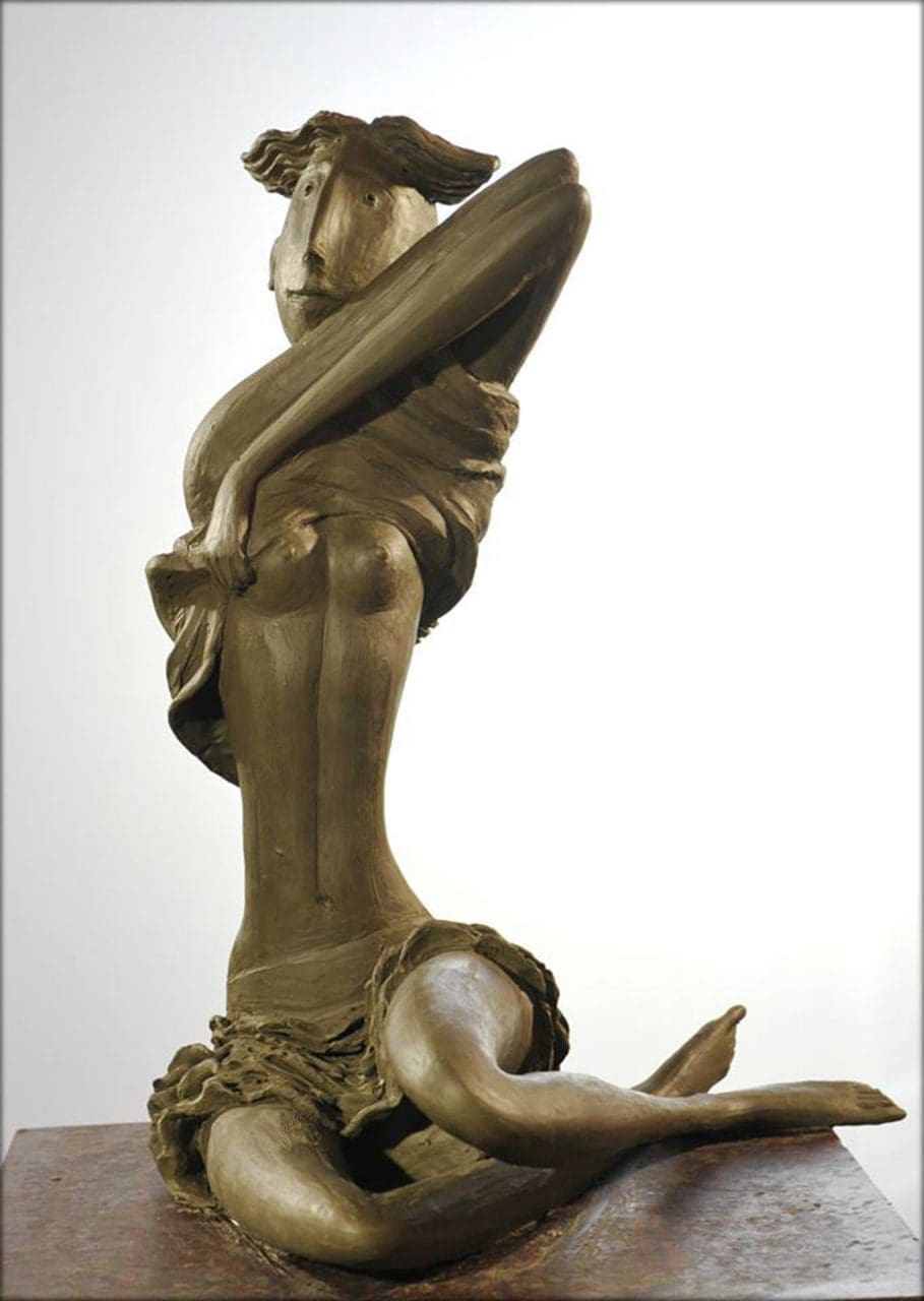 Love Me (Naked Contemporary Nude Female Statue)