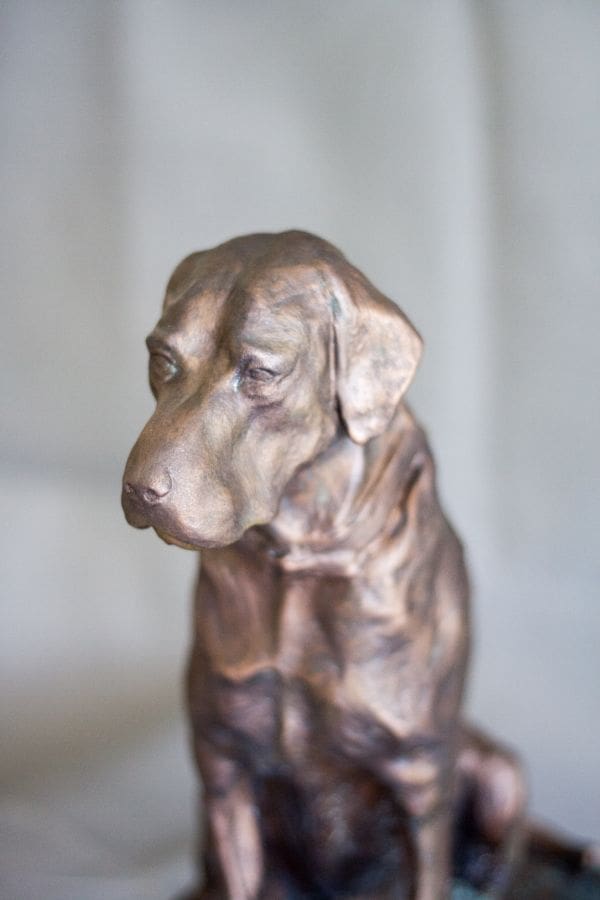 Oliver, Labrador Retriever (Small Indoor sculpture)