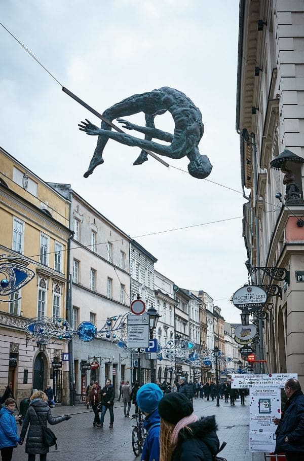 Athlete I - Over the Bar (High Jumper Balancing Sculpture) - Image 5