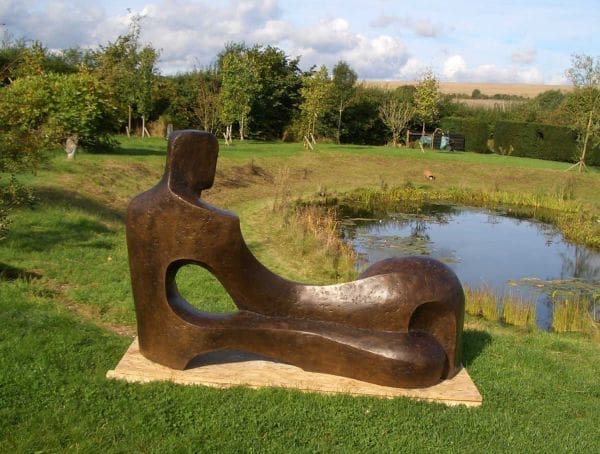 `In Repose ll` (sculpture commission of a reclined figure)