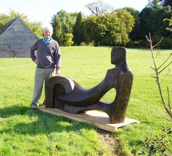 `In Repose ll` (sculpture commission of a reclined figure) - Image 3