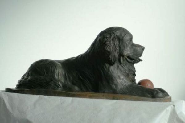 Jaspar (Bronze Newfoundland Canine Companion Statue)