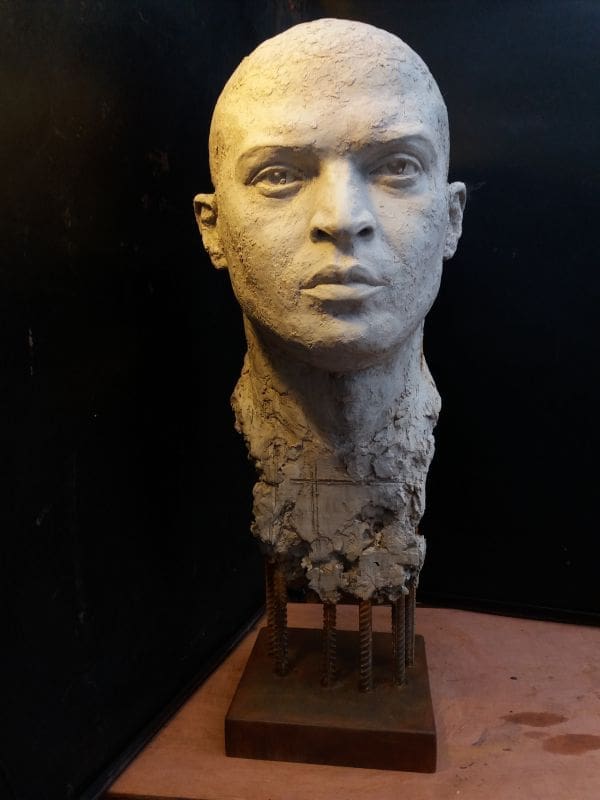I Write My Own Story (Noel Clarke Bust Portrait statue) - Image 3