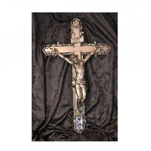 stainless Steel Jesus Crucifixion (Indoor sculpture)