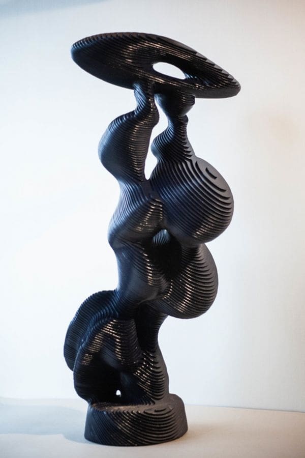 Morfing of memory (Wood sculpture)