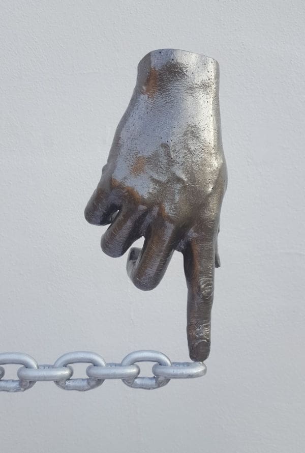 The Artist`s Hands, Balanced Indoor Sculpture - Image 4