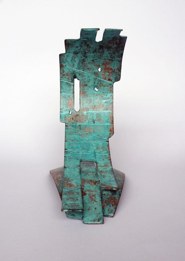 Wave VIII (Modern Patinated Copper sculpture) - Image 3