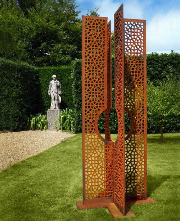 Samarkand (Outdoor Yard Abstract Steel sculpture)